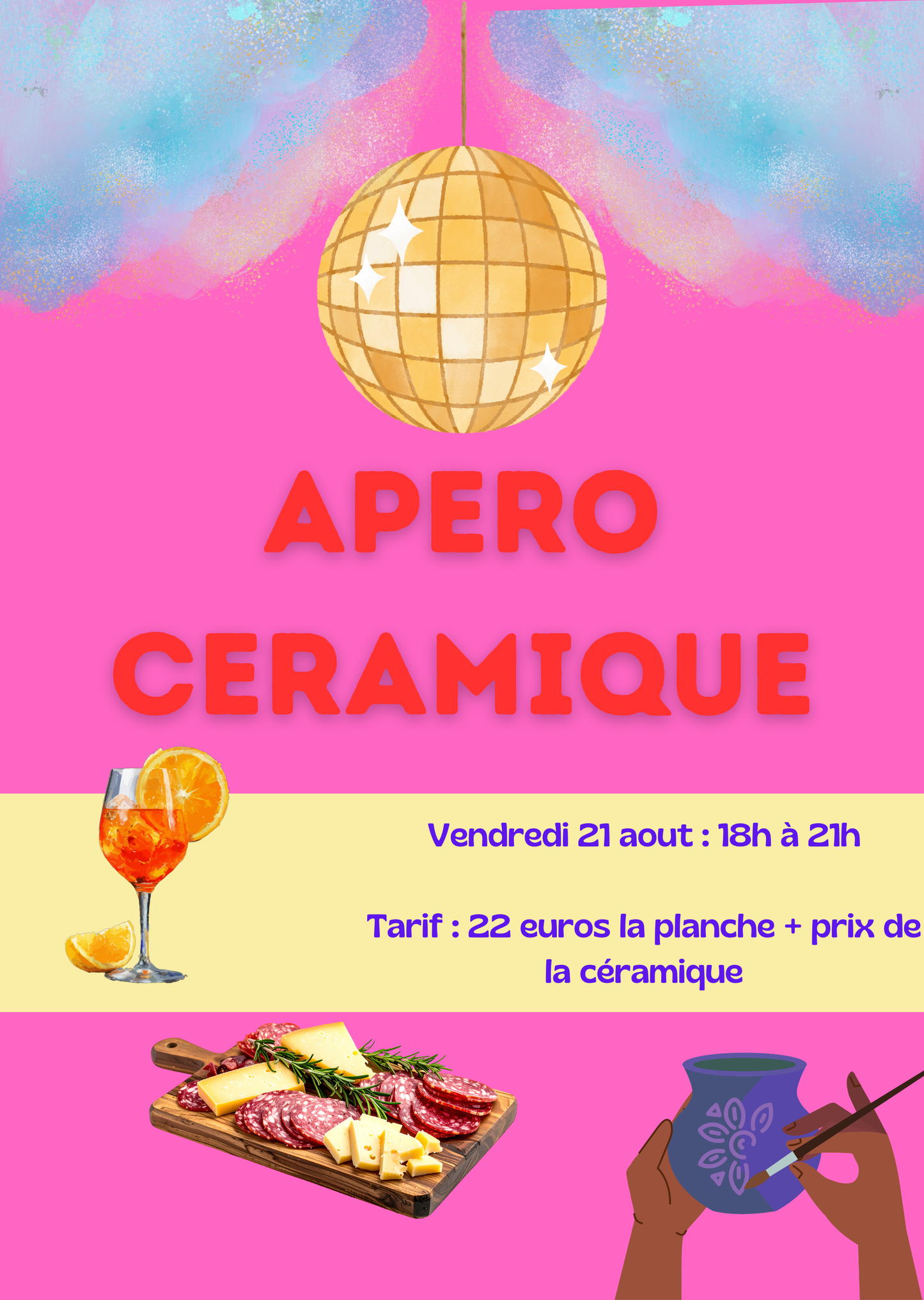 APÉRO CÉRAMIQUE 🍷🏺