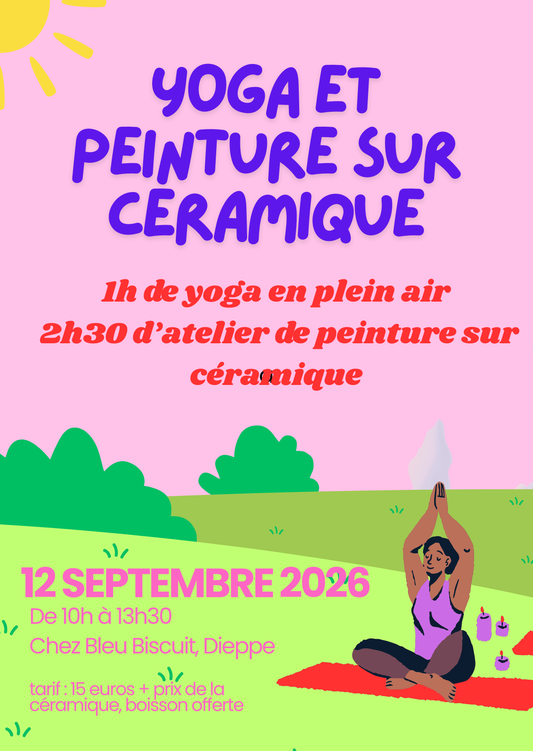 HOT PEOPLE DO YOGA AND PAINT